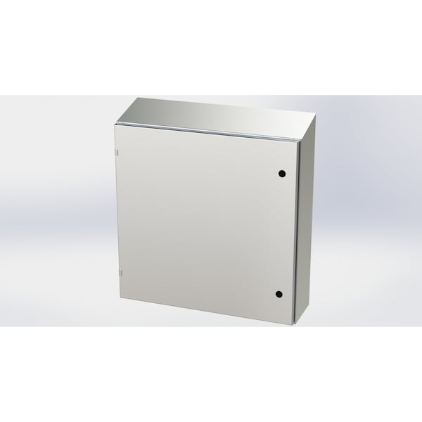 1/4 Turn Latch Electrical Enclosures, 30 in H, 8 in D, 30 in W, NEMA 3R, 4, 4X, 12, 13